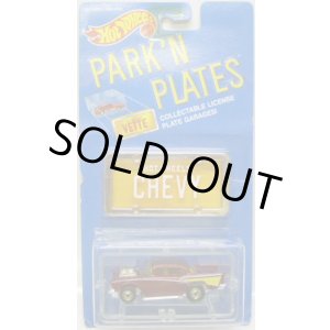 画像: PARK'N PLATES 【'57 CHEVY (2178)】 MET.RED/HO  (YELLOW PLATE)