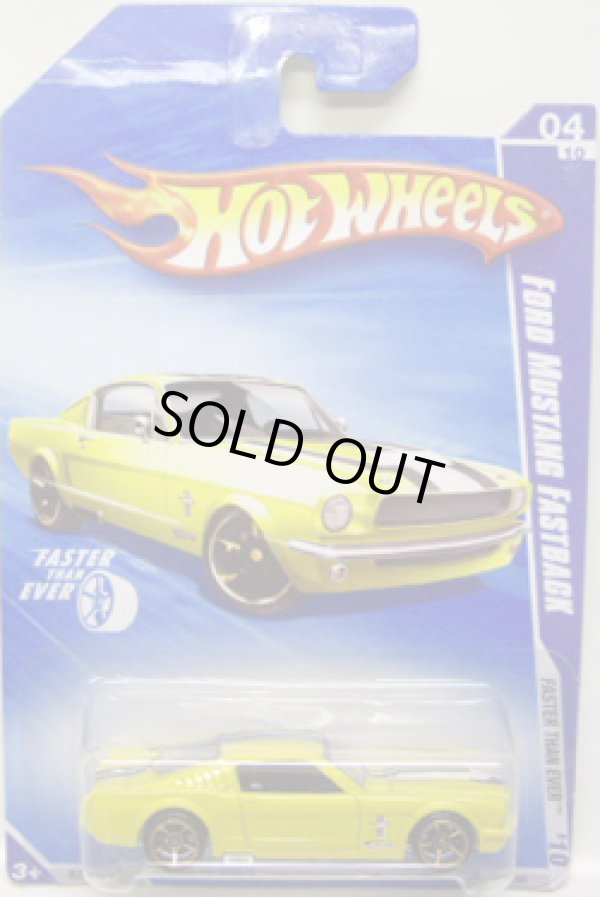 画像1: 【FORD MUSTANG FASTBACK】　YELLOW/O5 (WALMART EXCLUSIVE COLOR)