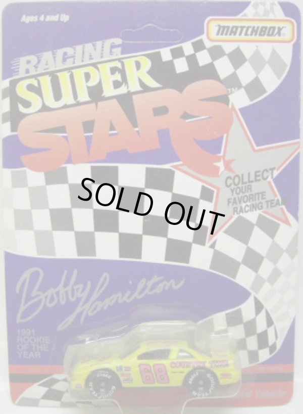 画像1: 1992 RACING SUPER STARS  【COUNTRY TIME #68 BOBBY HAMILTON PONTIAC GRAND PRIX】 YELLOW