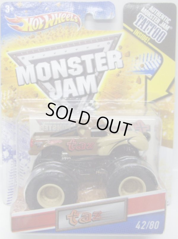 画像1: 2011 MONSTER JAM INSIDE TATTOO 【TAZ】 BROWN