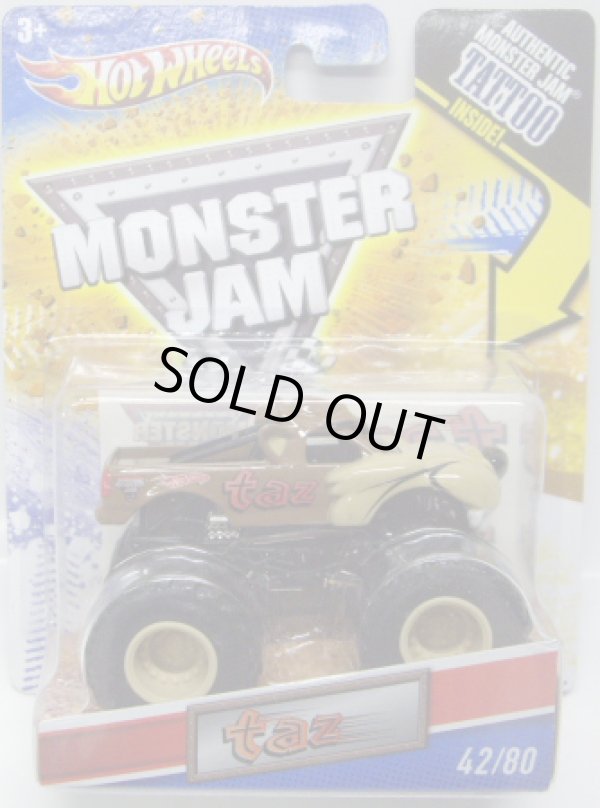 画像1: 2011 MONSTER JAM INSIDE TATTOO 【TAZ】 BROWN