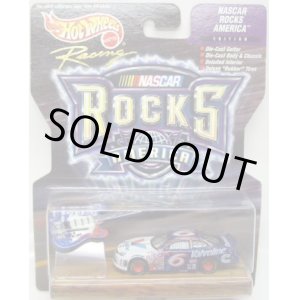 画像: 2000 HOT WHEELS RACING NASCAR ROCKS AMERICA 【#6 TEAM VALVOLINE FORD TAURUS】　WHITE/RR