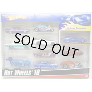 画像: HOT WHEELS 10 【'70 FORD TORINO】　BLUE/5SP (他の9台はランダムです）