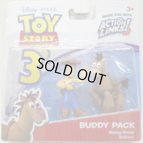 画像1: TOY STORY 3 【BUDDY 2PACK - WAVING WOODY / BULLSEYE (R7116/T0426)】　