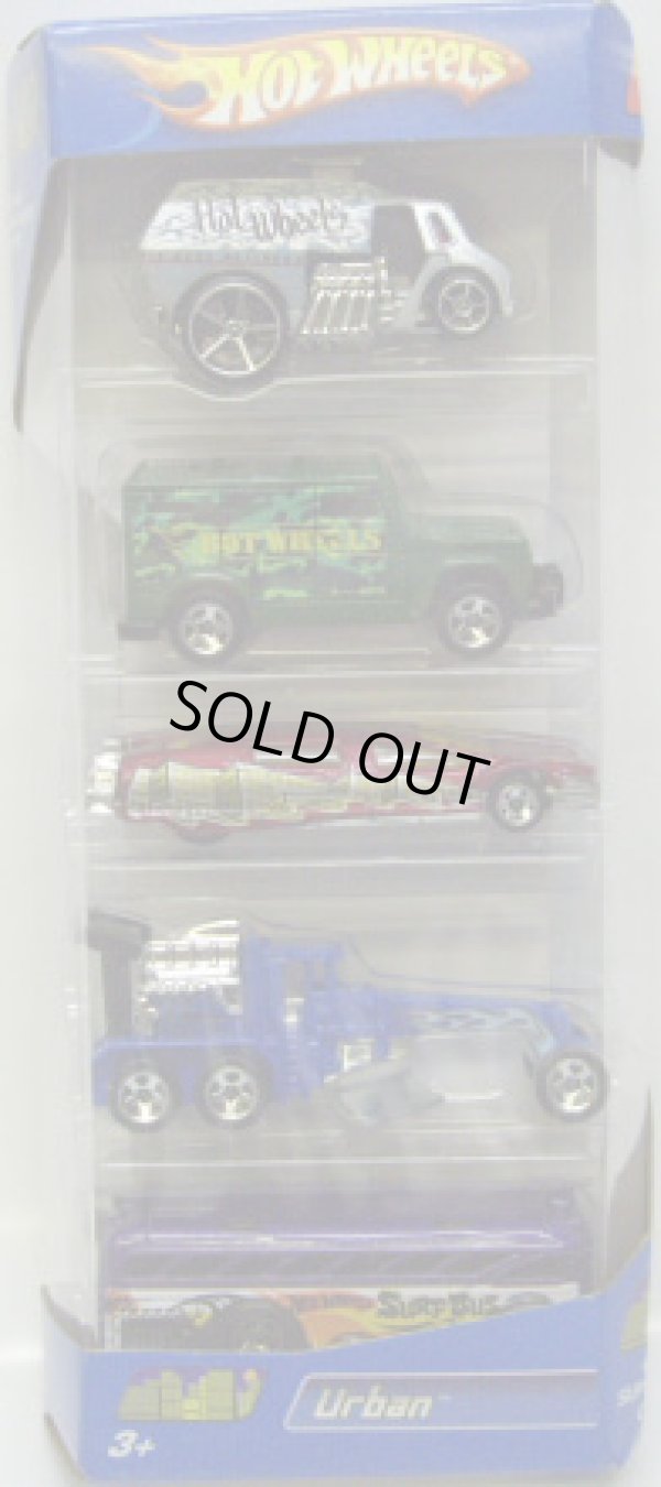 画像1: 2006 5PACK 【Urban】　Cool-One / Armored Truck / Sentinel 400 Limo / Street Cleaver / Surfin' School Bus