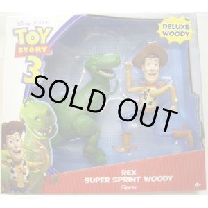 画像: TOY STORY 3 【ACTION FIGURE 2PACK - REX / SUPER SPRINT WOODY (T5458/T5459)】