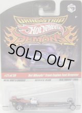 画像: DRAGSTRIP DEMONS 【HOT WHEELS FRONT ENGINE FUEL DRAGSTER】　BLACK-RED/RR