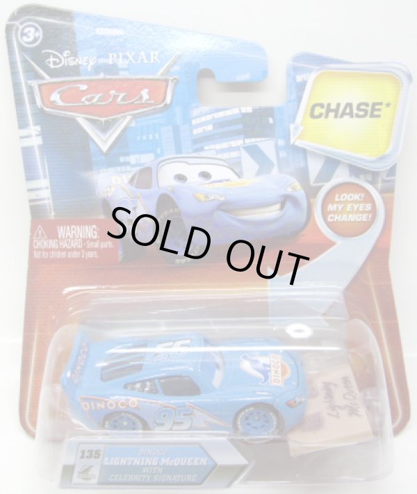 画像1: LOOK! MY EYES CHANGE! 【DINOCO LIGHTNING McQUEEN WITH CELEBRITY SIGNATURE】　LIGHT BLUE (CHASE)