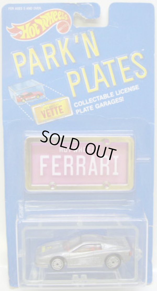 画像1: PARK'N PLATES 【FERRARI TESTAROSSA (2048)】 SILVER/UH (RED INTERIOR) (PINK PLATE)