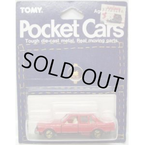 画像: TOMY POCKET CARS 【NISSAN BLUEBIRD TURBO】　RED （USトミカ）