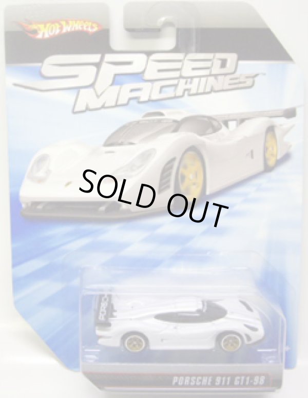 画像1: SPEED MACHINES 【PORSCHE 911 GT1-98】　WHITE/A6