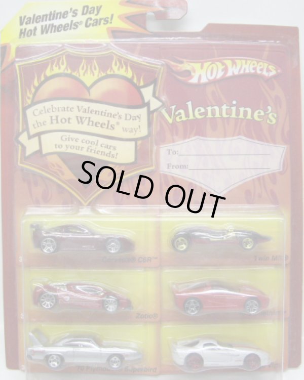 画像1: 2008 VALENTINE'S DAY EXCLUSIVE 【TARGET EXCLUSIVE 6 CAR PACK】 Corvette C6R/Zotic/'70 Plymouth Superbird/Twin Mill/40 Somethin'/2006 Dodge Viper Coupe