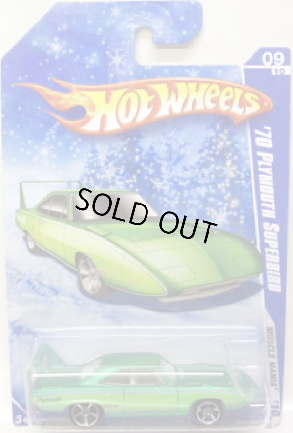 画像1: TARGET EXCLUSIVE SNOW FLAKE CARD 【'70 PLYMOUTH SUPERBIRD】　FLAT GREEN/MC5 (NEW WHEELS)