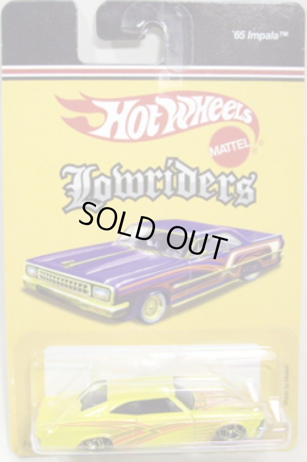 画像1: 2007 TARGET EXCLUSIVE LOWRIDERS 【'65 IMPALA】　YELLOW/GOLD PR5