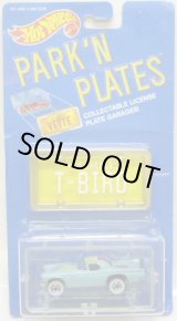 画像: PARK'N PLATES 【'57 T-BIRD (2072)】 TURQUOISE/WW  (YELLOW PLATE)