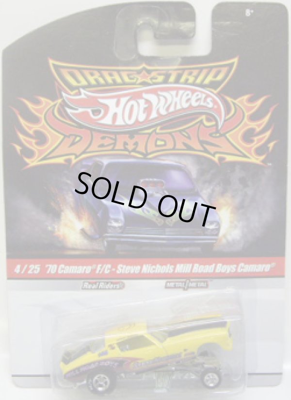 画像1: 2010 DRAGSTRIP DEMONS 【'70 CAMARO F/C-STEVE NICOLS MILL ROAD BOYS CAMARO】　YELLOW/RR