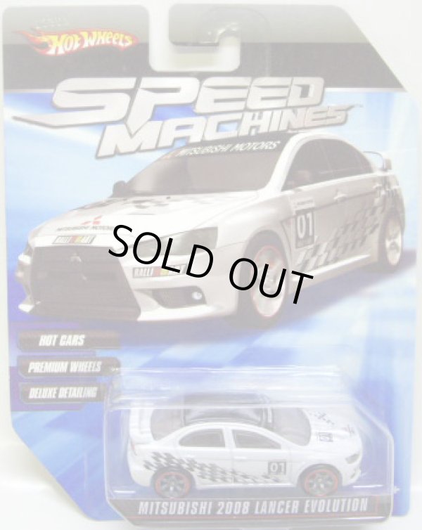 画像1: SPEED MACHINES 【MITSUBISHI 2008 LANCER EVOLUTION】　WHITE/A6