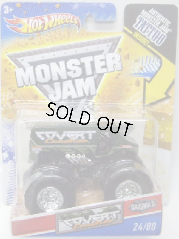 画像1: 2011 MONSTER JAM INSIDE TATTOO 【COVERT CRASHER】 DARK GREEN (HW ORIGINALS)