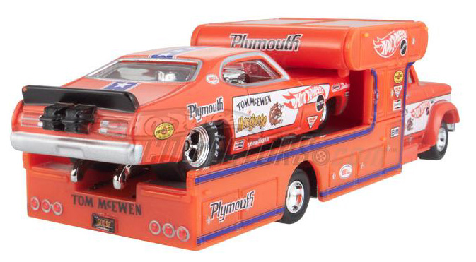 画像: Tom "The Mongoose" McEwen 2Car Set 【Plymouth Duster Funny Car/ ’67 Dodge D700 Hauler】のご予約を開始致しました。