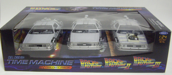 画像: 1/24 WELLY "BACK TO THE FUTURE" 【DELOREAN TIME MACHINE TRILOGY 3CAR PACK】を更新致しました。