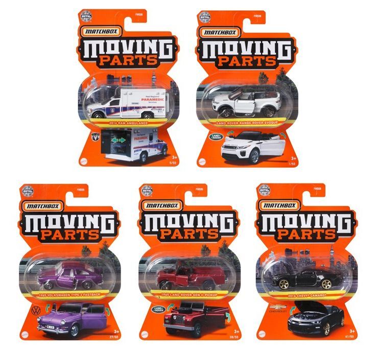 画像: 【2022 MATCHBOX MOVING PARTS　"A"アソート 8個入り】のご予約を開始致しました。