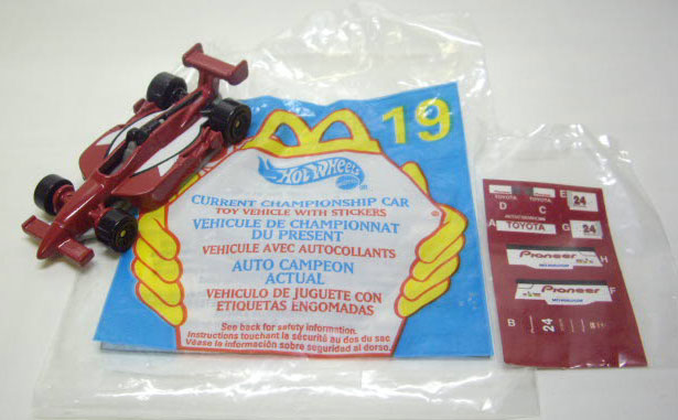 画像: 2000 McDONALD'S EXCLUSIVE 【CURRENT CHAMPIONSHIP CAR】　RED (TOYOTA/PIONEER)