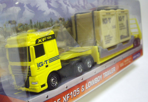 画像: SUPER CONVOY  【DAF XF105 & LOWBOY TRAILER】 YELLOW