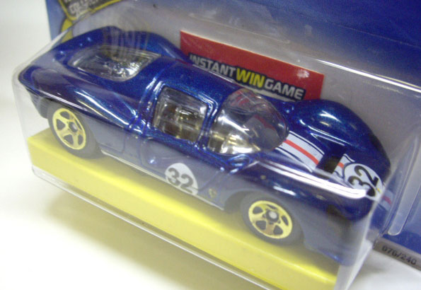 画像: 【FERRARI 330 P4】　BLUE/5SP   (WALMART EXCLUSIVE キーチェーン付）