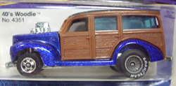 画像: REAL RIDERS 【40's WOODIE (No.4351)】 MET.BLUE/RR (前輪BW-エラーバリエーション）　