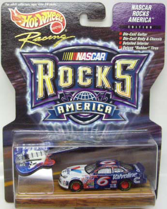 画像: 2000 HOT WHEELS RACING NASCAR ROCKS AMERICA 【#6 TEAM VALVOLINE FORD TAURUS】　WHITE/RR