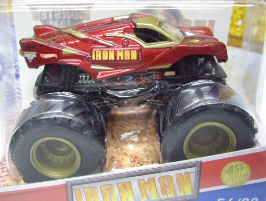 画像: 2011 MONSTER JAM INSIDE TATTOO 【IRON MAN】 MET.RED (1ST EDITIONS 2011)