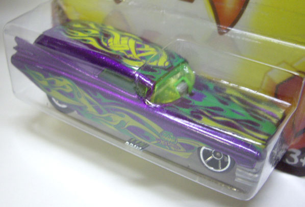 画像: 2010 WALMART EXCLUSIVE FRIGHT CARS 【'59 CADILLAC FUNNY CAR】 PURPLE/O5