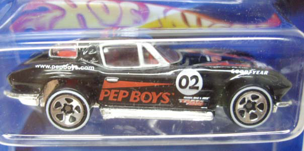 画像: 2001 PEP BOYS EXCLUSIVE 2PACK 【'63 CORVETTE】　BLACK/WL