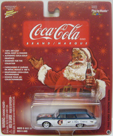 画像: LIMITED EDITION - COCA COLA 【A MERRY CHRISTMAS 1960 FORD STATION WAGON】　GREEN-WHITE (WHITE LIGHTNING)