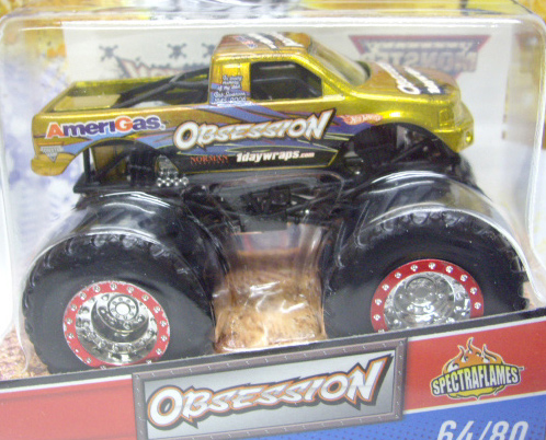 画像: 2011 MONSTER JAM INSIDE TATTOO 【OBSESSION】SPEC.YELLOW (SPECTRA FLAMES)