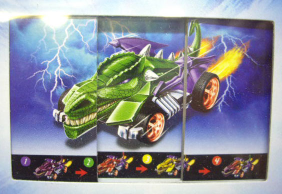 画像: 2010 COLOR SHIFTERS CREATURES 【DRAGON BLASTER】 PURPLE-GREEN/O5