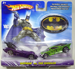 画像: 【BATMAN vs THE RIDDLER -2 CAR SET】　BATMOBILE(CHROME BASE)/NOMADDER WHAT