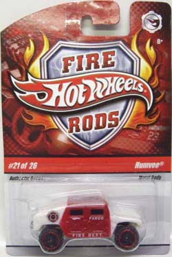 画像: FIRE RODS 【HUMVEE】　WHITE-RED/NEW WHEELS