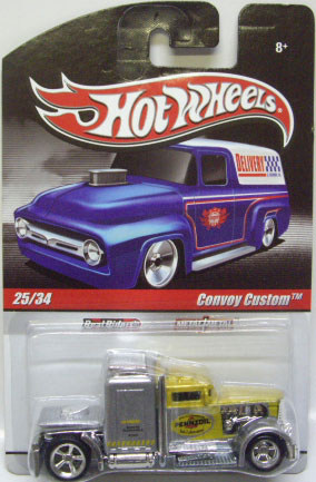 画像: 2010 HOT WHEELS DELIVERY 【CONVOY CUSTOM】　SILVER-MUSTARD/RR