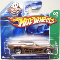 画像: SHORT CARD 【DODGE CHALLENGER FUNNY CAR】　MET.BROWN/5SP