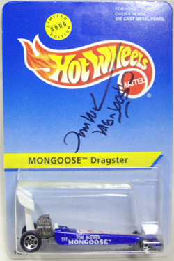 画像: M&D TOYS EXCLUSIVE 【MONGOOSE DRAGSTER】　BLUE/5SP (サイン付き）