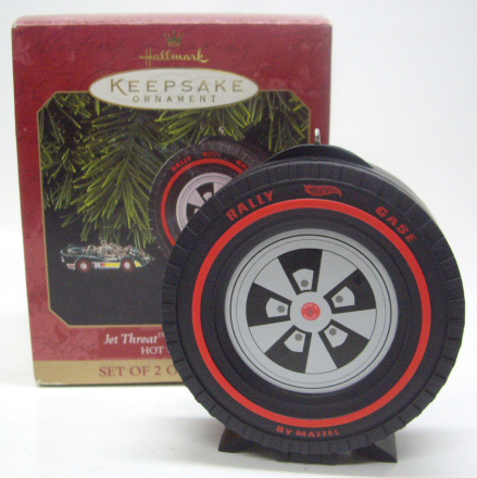 画像: 1999 HALLMARK CHRISTMAS ORNAMENT 【JET THREAT CAR with CASE】　MET.GREEN