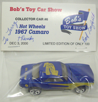 画像: 2000 BOB'S TOY SHOW 【'67 CAMARO】　BLUE/5SP (ONLY 1/100)
