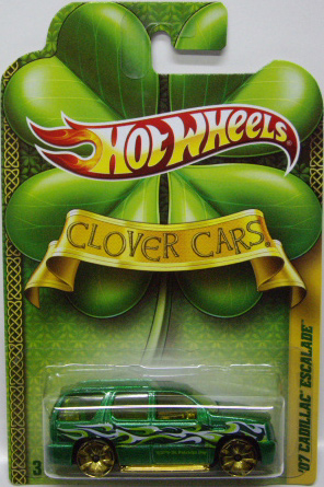 画像: 2010 WALMART EXCLUSIVE CLOVER CARS 【'07 CADILLAC ESCALADE】　GREEN/BZ