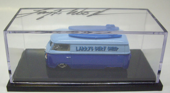 画像1: LARRY'S CUSTOM 【VOLKSWAGEN BUS】  BLUE/RR (サイン付、カスタム品です）