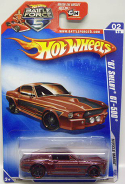 画像: BATTLE FORCE CARD 【'67 SHELBY GT-500】　DARK RED/O5