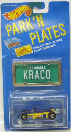 画像: PARK'N PLATES 【THUNDERSTREAK KRACO (2199)】BLUE-YELLOW/BW  (GREEN PLATE)