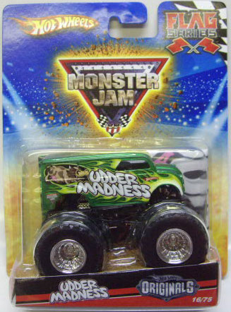 画像: 2010 MONSTER JAM FLAG SERIES 【UDDER MADNESS - DAIRY DELIVERY (HOT WHEELS ORIGINALS)】　GREEN (TAMPOバリエーション・牛柄小）