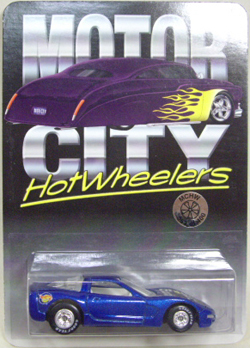 画像: 2001 MOTOR CITY HOT WHEELS CLUB  【'97 CORVETTE】　MET.BLUE/RR 　