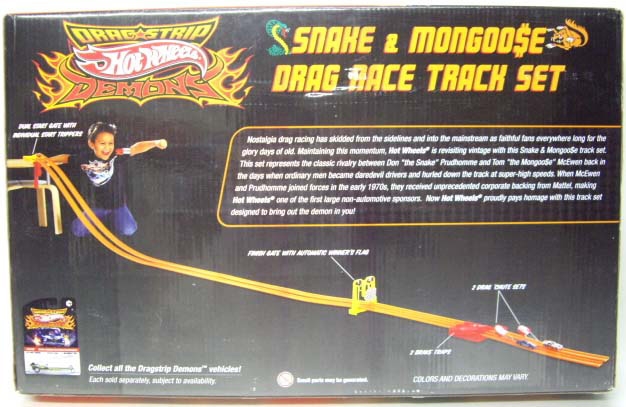 画像: 2010 TOYS 'R' US EXCLUSIVE 【DSD SNAKE & MONGOOSE DRAG RACE TRACK SET】　ＹELLOW/RED/RL